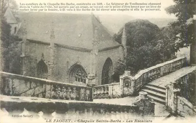 Le Faouët - Capela de Santa Bárbara - Os Escaleres — Edição Savary, Fototipia Vasselier