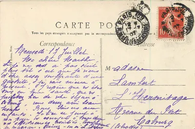 Beaulieu — Obrzeża Nicei — Widok między oliwkami — Giletat fot. Nice, n°351 — Rewers