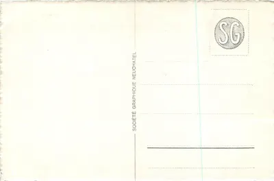 Lauterbrunnen — Trümmelbachfall — Sociedade Gráfica Neuchâtel, n° 5234 — Verso