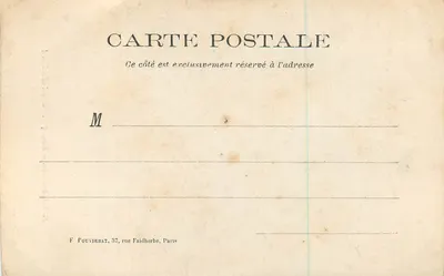 Saint-Denis — Basílica, Portal do Lado Norte — F. FOUYDEBAT, 37, rue Faidherbe, Paris — Verso