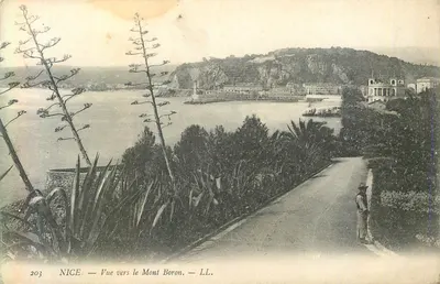 NICE — Vista para o Monte Boron — LL. — n° 203