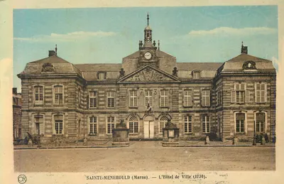 Sainte-Menehould (Marne) — O Hôtel de Ville (1730) — Ch. Brunnel