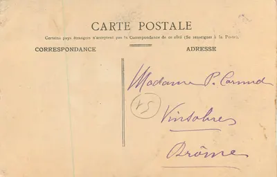Reims — Kościół św. Remigiusza: Południowy boczny portal. — Rewers