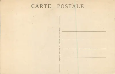 Reims — Katedra — Anioł stróż świętego Nikodema — Rewers