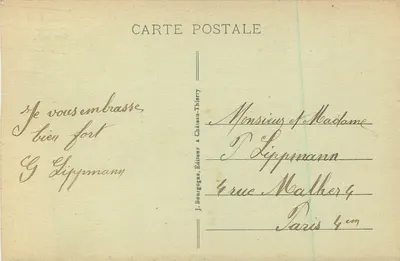 Boursault — Zamek — Wyd. J. B. — Rewers