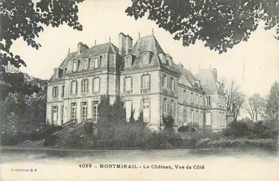 Montmirail — O Castelo, Vista de Lado — Coleção R.F. n°4089