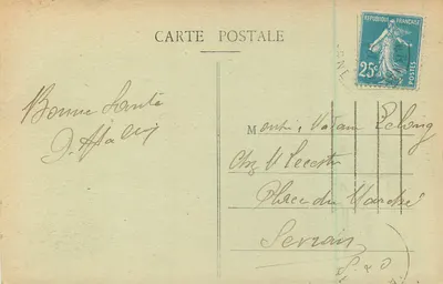 ÉPERNAY - Katedra Najświętszej Maryi Panny — wydawca V. Thullier, Reims — Rewers