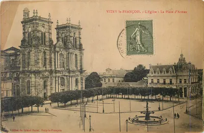 Vitry-le-François - A Igreja - A Place d'Armes — Edição do Grand Barar