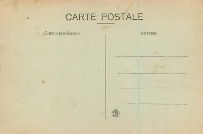 Reims — Szkoła Medyczna za Katedrą, bombardowana — L. C. H. - Visé Paryż — Rewers