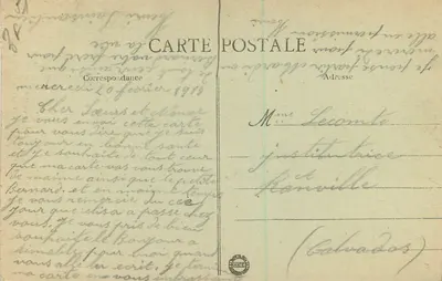 LA NEUVILLE-AU-PONT — A Escalada das Colinas com Vinhas — F. Destinguy, editor, Sainte-Menehould — Verso