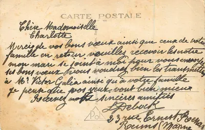 Reims — Giardino-Scolastico — La Roseraie — 42. — Verso