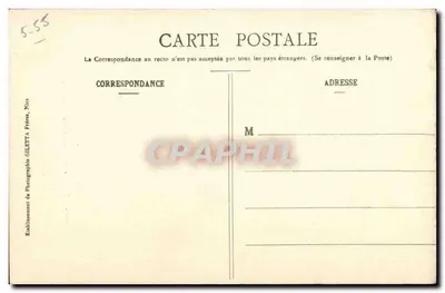 Nice - Rue de la Vieille Ville — Coleção Artística, n°6 — Edição Giletta, Nice — Verso