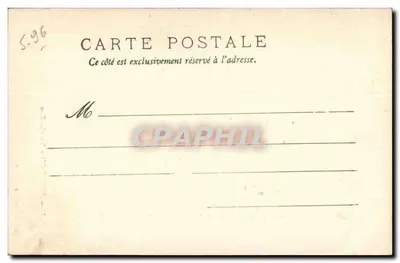 Menton — Stare ulice — wydawca Giletta, Nice, nr 575 — Rewers
