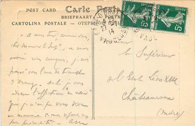 Orange - De Arc de Triomphe, oostzijde — Héliographie de N.D. Phot. — Achterkant