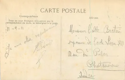 Saint-Malo — A Porta Bon Secours — Costa de Emelaude — Verso