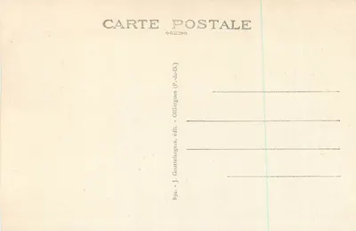 La Bourboule — Widok ogólny — J. Gouttefangeas, wyd. (nr 892) — Rewers