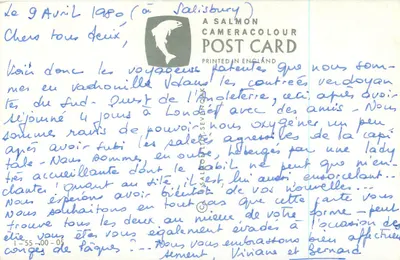 Stonehenge, Avebury, Silbury Hill — West Kennet Avenue — Pré-histórico Wiltshire — Salmon Cameracolour — Verso