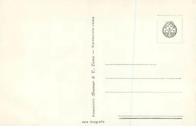 Carta topográfica do lago de Maggiore — editor Brunner & C. Como — Verso