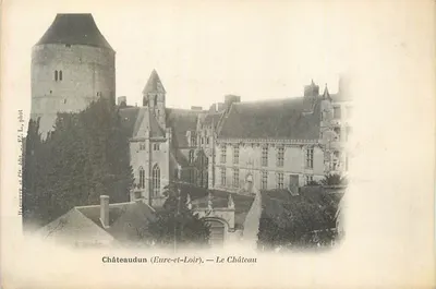 Châteaudun (Eure-et-Loir) — O Castelo — Hachette e Cie, fot. E. L.