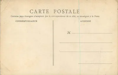 Fontainebleau — Galerie François Ier — B. F., PARIS — Verso