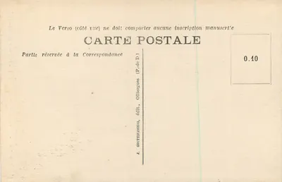 Maison de l'Homme de Bois (XVe s.) — façade en bois sculpté — Thiers, rue de Lorraine — éditeur G. D'O. n°251 — Rewers