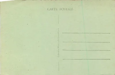 Zamek SULLY-sur-LOIRE — konstrukcja zamku zbudowana w 1561 roku przez Thévenina Foucher, rzemieślnika z Sully — Kolekcja Masse — Rewers