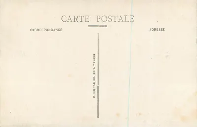 Fontevrault (M.-et-L.) — L'Abbazia - Porta d'ingresso della Sala Capitolare — R. D. — Verso