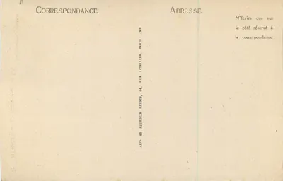 Évreux — A Catedral — E. Vengeon, Livreiro — Verso