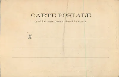 Saint-Denis — Basílica. Vista geral da Escada (lado sul) — F. Poudéerat, 37, rue Pailhabe, Paris — Verso