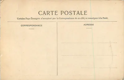 Floresta de Fontainebleau — Gorges de Franchard — Ponto de Vista Marie Thérèse — n° 403 — Verso