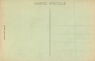 Castelo de Josselin - A Sala de Jantar — Estátua do Conde Olivier de Clisson — Editor Laurent-Nel, Rennes — Verso