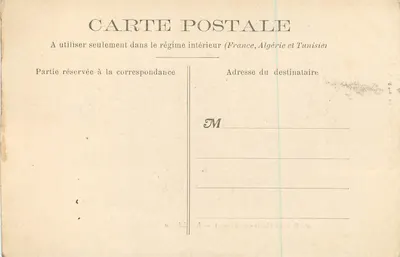 Nantes (Loire-Inférieure) — Il Castello — Hachette et Cie, fot. Ed. L. L. — Verso