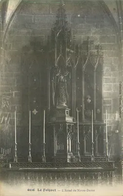 Le Folgoët — O Altar de Nossa Senhora — Coleção VILLIET, Quimper