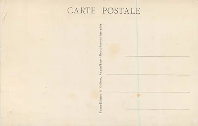 Angoulême - Der Bastion Desaix und die Kathedrale — A.G.A. - 490 — Rückseite