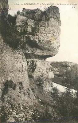 O Rocher de Carecin — Rota de Bourdeilles para Brantôme — Editora Bloc frères, Bordeaux