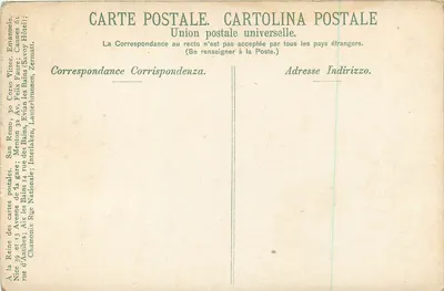 Nice - A Promenade dos Ingleses com a Baía dos Anjos — União Postal Universal — Verso