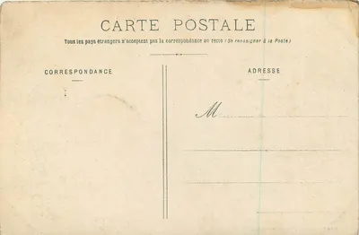 Versailles - Palácio do Petit Trianon — Mme Moreau, édit., Versailles — Verso