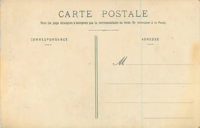 Versailles - Trianon — vista del Trianon sotto un grande albero — Mme Moreau, edit., Versailles — Verso