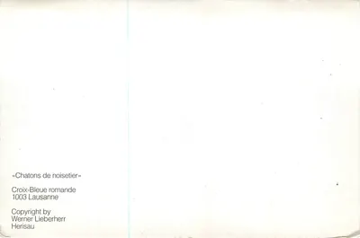 Notenpitten — Croix-Bleue romande — Werner Lieberherr, Herisau — Achterkant