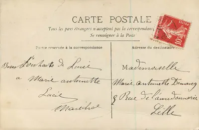 Bilhete postal antigo Melhor lembrança — Verso