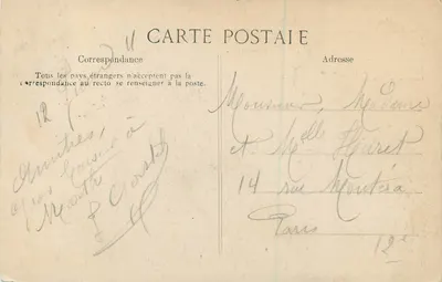 REIMS — Katedra — Albérie de Huhbert i Jean d'Arbois — wydawca G. D. — Rewers