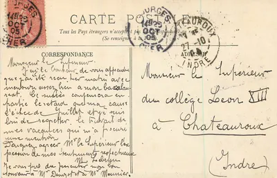 Bourges — L'Yèvre e suas praias — LL. — n° 129 — Verso
