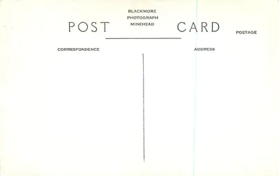 Widok skał wybrzeża Devon — Devon Coast A 204 — Blackmore Photograph Minehead — Rewers