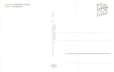 Schloss Banz/Oberfranken — Igreja, Catedral — H. Schöning & Co., Lübeck — Verso