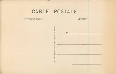 Auvergne — Schloss Murols — J. Gouttefangeas, Verleger Olliergues (P.-de-D.) — Rückseite