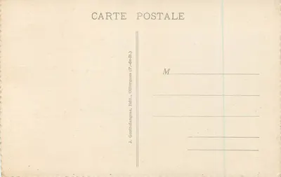 La Dent du Marais — Leyenda del Chambon — J. Gontefanges, Olliergues (P.-de-D.) — Reverso