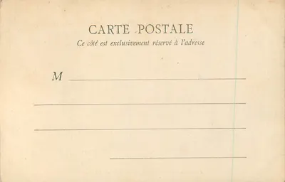 Fontainebleau — Kamer van Marie-Antoinette — R.E. Parijs — Achterkant
