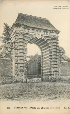 Sommesnil - Porte do Castelo (século xviiie) — L. J. — n° 117