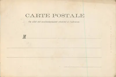 Montbéliard (Doubs) — O Castelo — Hachette et Cie, foto — Ed. L. — Verso