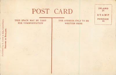 Ruiny w Précurtains katedry w Canterbury — E. Crow & Son, Canterbury — Rewers